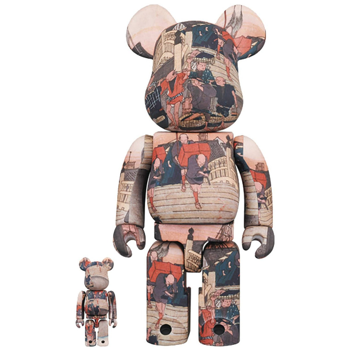 Medicom Japan 53 Stations of Tokaido-Nihonbashi 100% & 400% Bearbrick FEB229295I - COLLECTIBLES - Canada Main image