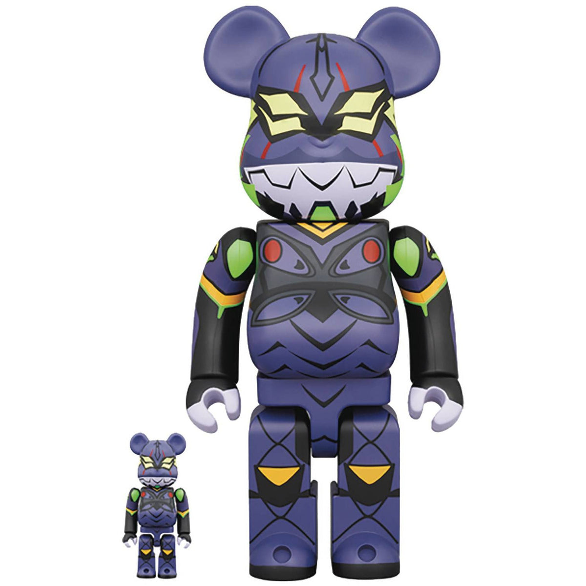 Medicom Japan Evangelion Eva 13 New Paint 100% & 400% Bearbrick JAN228764I - COLLECTIBLES - Canada