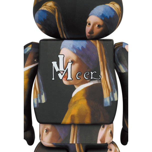 Medicom Japan Johannes Vermeer Girl With Pearl Earring 100% & 400% Bearbrick SEP218225I Secondary image