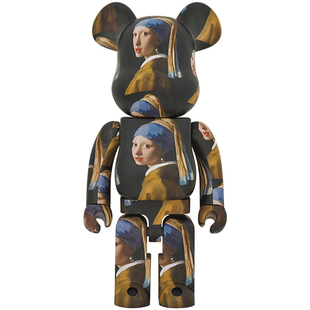 Medicom Japan Johannes Vermeer Girl With Pearl Earring 1000% Bearbrick SEP218226I - COLLECTIBLES - Canada Main image