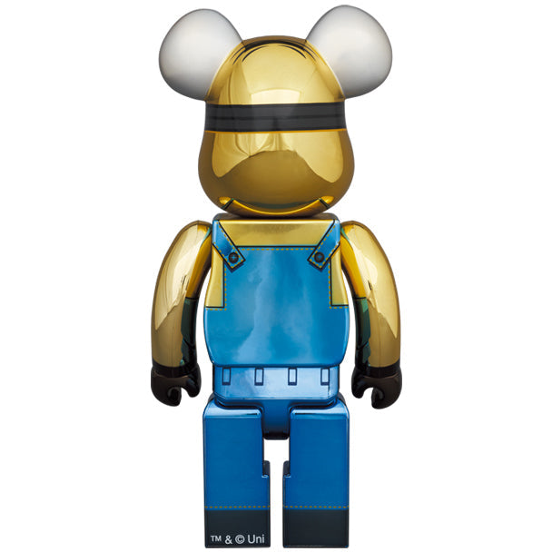 Medicom Japan Minions Dave Chrome 100% & 400% Bearbrick Secondary image
