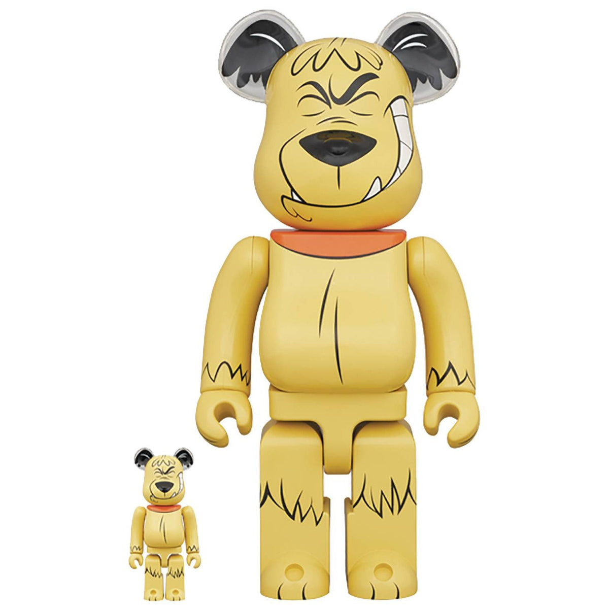 Medicom Japan Wacky Races Muttley 100% & 400% Bearbrick DEC218940I - COLLECTIBLES - Canada Main image