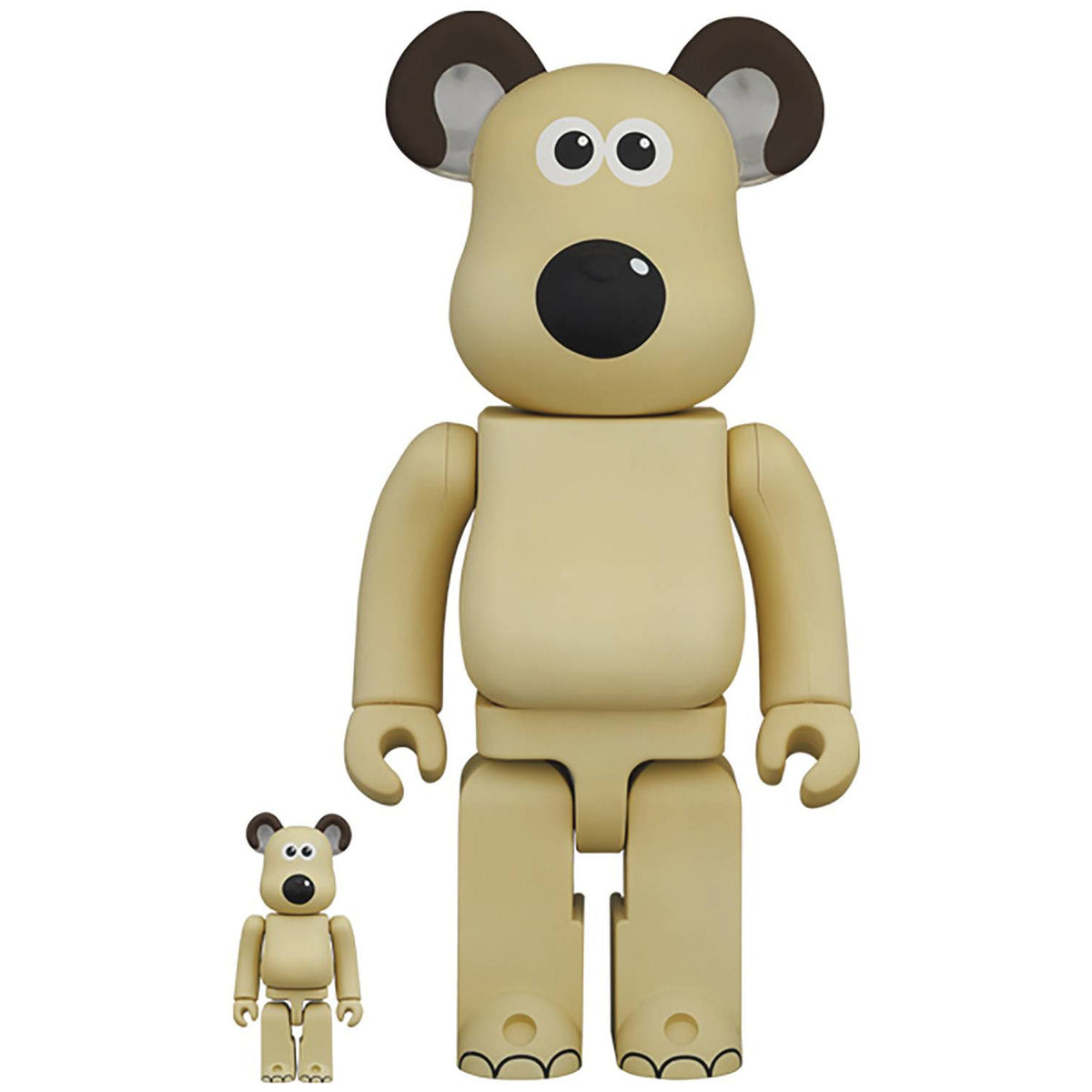 Medicom Japan Wallace & Gromit Gromit 100% & 400% Bearbrick - COLLECTIBLES - Canada