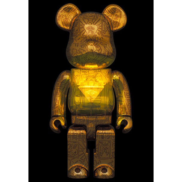 Medicom Japan Yu Gi Oh Millenium Puzzle Coll Light-Up 400% Bearbrick JUL228447I Secondary image