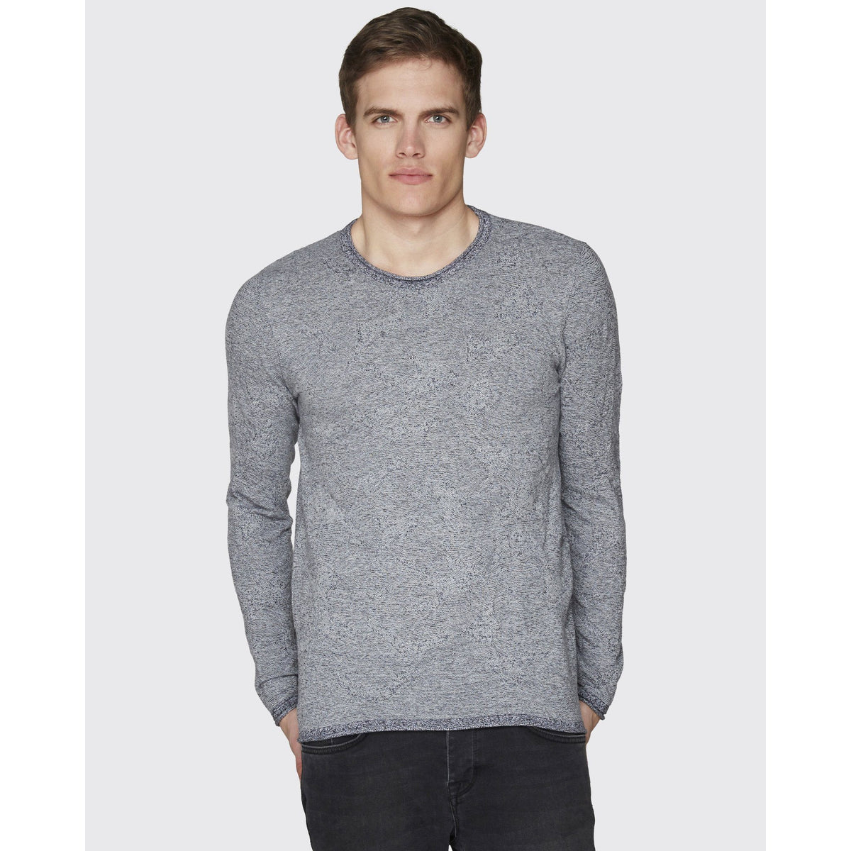 MINIMUM KELLEN KNIT GREY MELANGE SWEATER 136480132-960 - CLOTHING - Solestop.com - Canada Main image