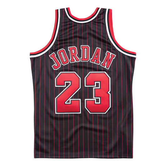 Mitchell & Ness Men NBA Chicago Bulls Authentic Jersey Michael Jordan Black ’96-97 AJY18126CBU96MJ - TANK TOPS - Solestop.com - Canada