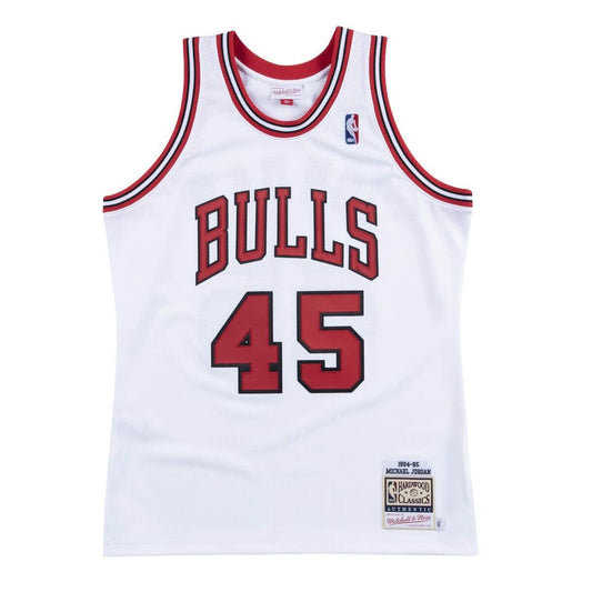 Mitchell & Ness Men NBA Chicago Bulls Authentic Jersey Michael Jordan White ’94-95 AJY19007CBU94MJ - TANK TOPS - Erlebniswelt-fliegenfischenShops - Canada