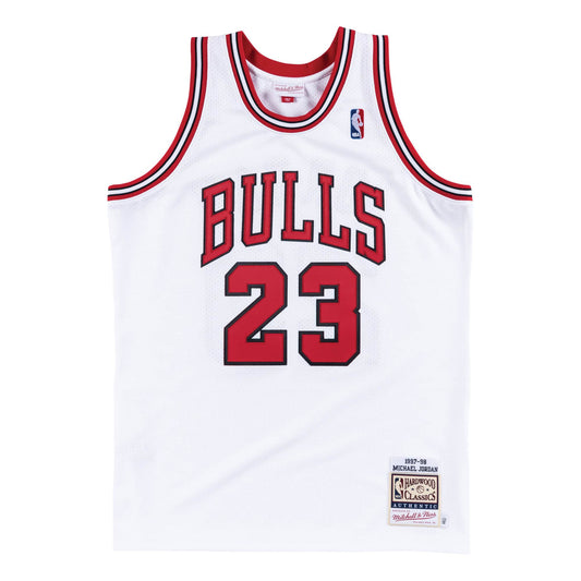 Mitchell & Ness Men NBA Chicago Bulls Authentic Jersey Michael Jordan White ’97-98 AJY18398CBU97MJ - TANK TOPS - Erlebniswelt-fliegenfischenShops - Canada