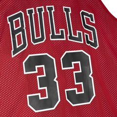 Mitchell & Ness Men NBA Chicago Bulls Reversible Mesh Tank Scottie Pippen Red TMTK3208CBUSPIR - TANK TOPS - Canada