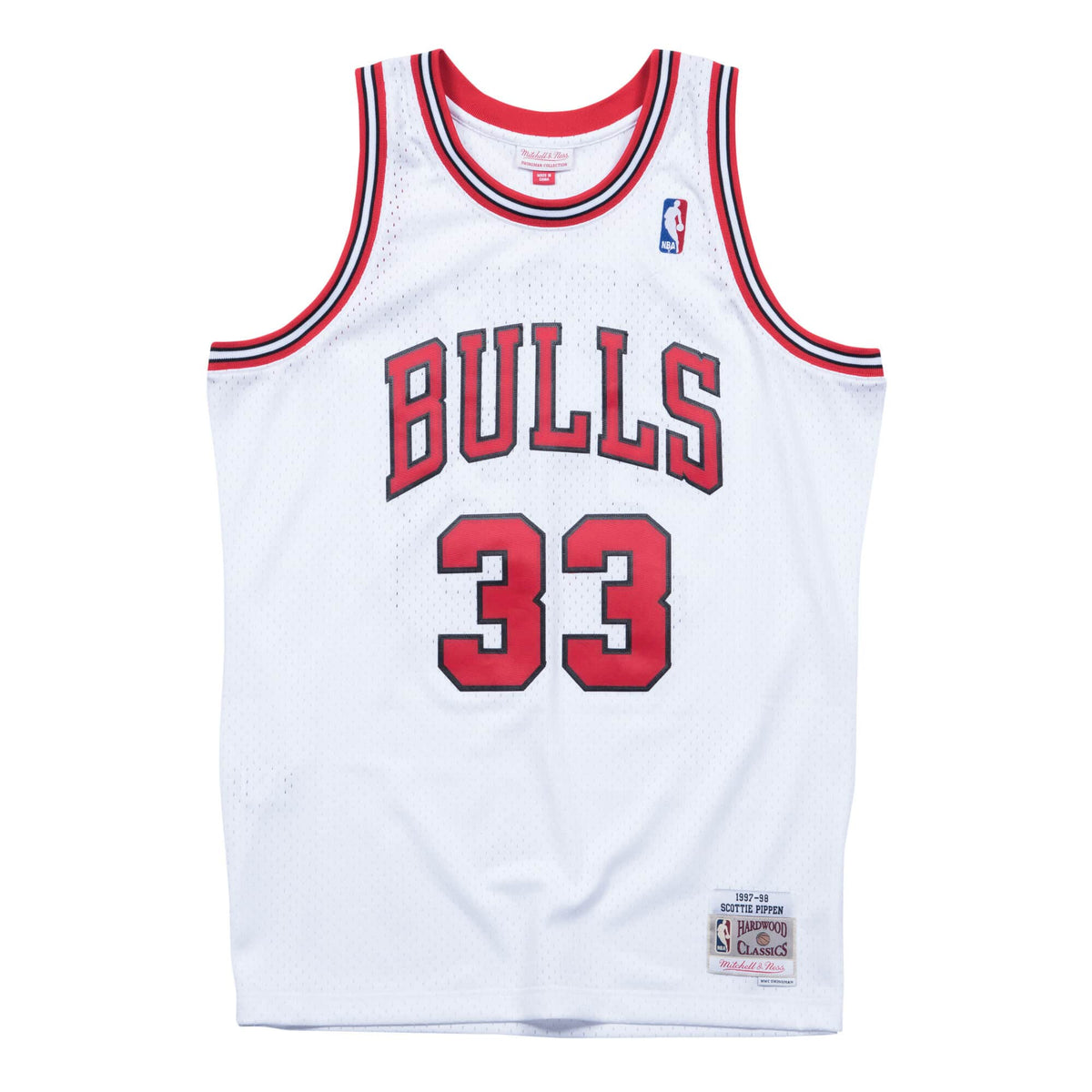 Mitchell & Ness Men NBA Chicago Bulls Swingman Jersey Scottie Pippen White ’97-98 SJY18054CBU97SP - TANK TOPS - Canada