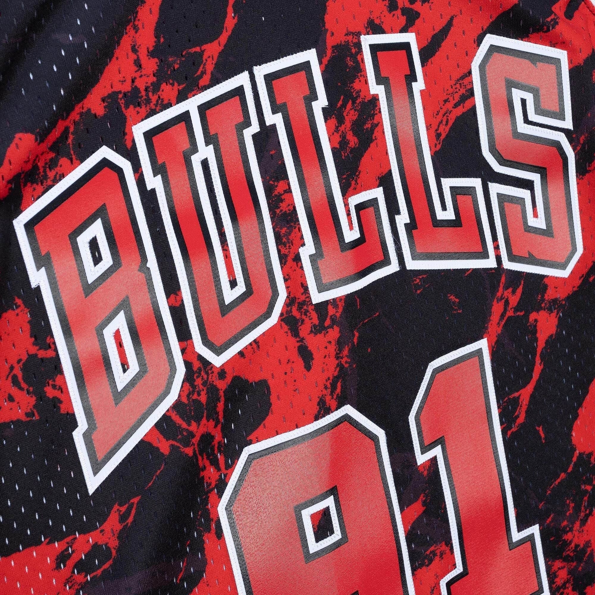 Mitchell & Ness Men NBA Chicago Bulls Team Marble Swingman Jersey Dennis  Rodman Black – HotelomegaShops