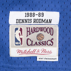 Mitchell & Ness Men NBA Detroit Pistons Swingman Jersey Dennis Rodman Royal ’88-89 SMJYDPIBDRD88 - TANK TOPS - Canada