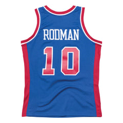 Mitchell & Ness Men NBA Detroit Pistons Swingman Jersey Dennis Rodman Royal ’88-89 SMJYDPIBDRD88 - TANK TOPS - Canada