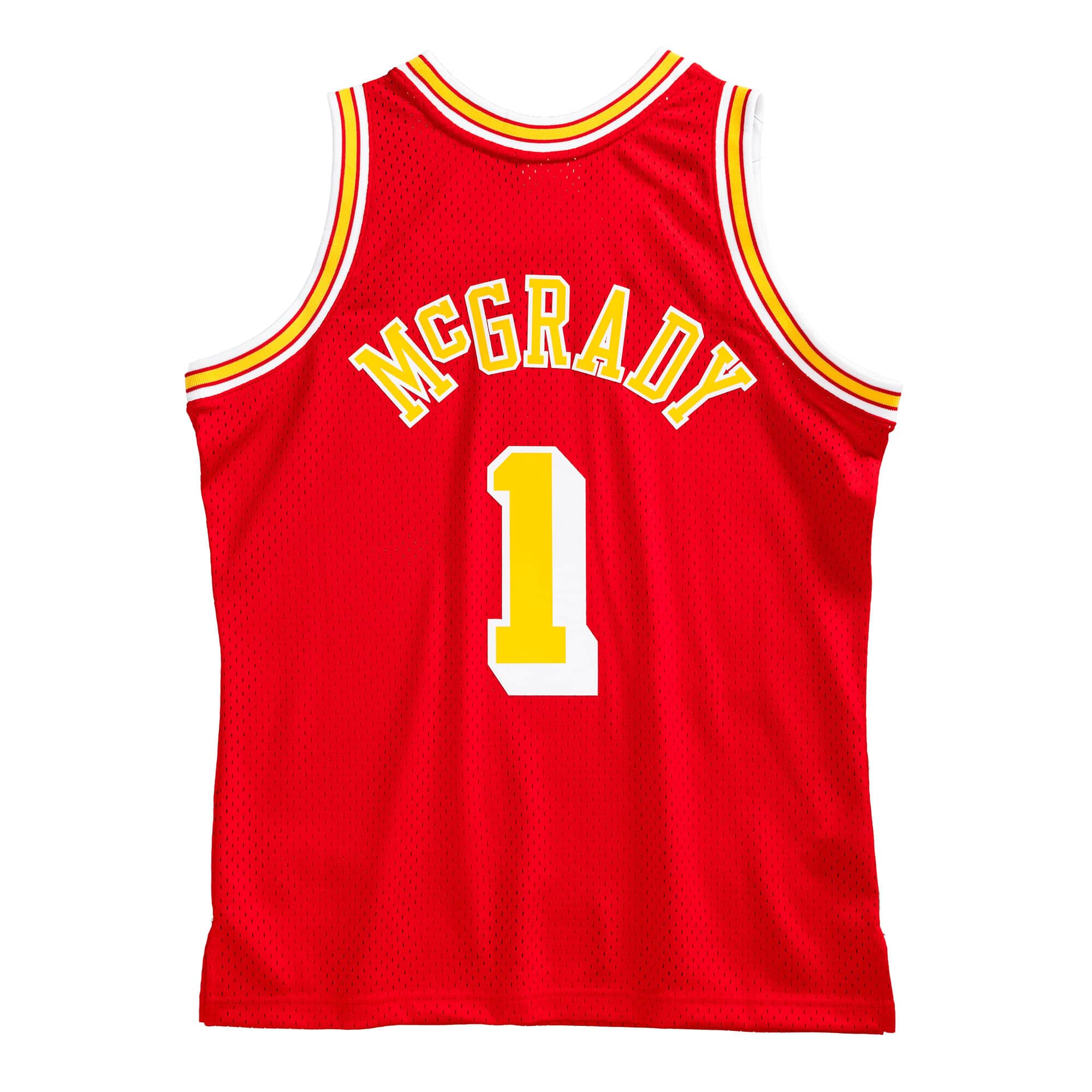Mitchell & Ness Men's Houston Rockets Hardwood Classic Swingman Jersey - Tracy McGrady - Red