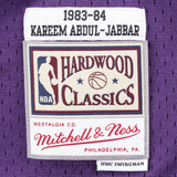 Mitchell & Ness Men NBA Los Angeles Lakers Swingman Jersey Kareem Abdul-Jabbar Purple ’83-84 SJY18109LAL83KA - TANK TOPS - Canada
