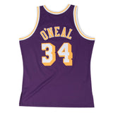 Mitchell & Ness Men NBA Los Angeles Lakers Swingman Jersey Shaquille O’Neal Purple ’96-97 SMJYLALLSON96 - TANK TOPS - Canada