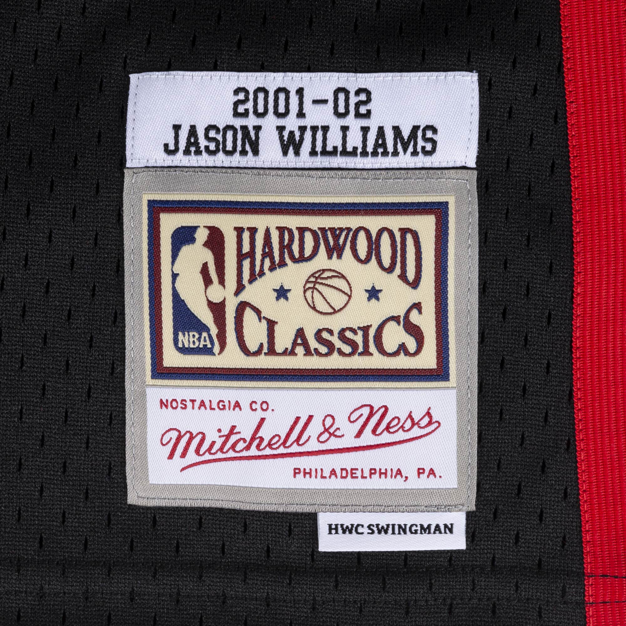 HotelomegaShops - Mitchell & Ness Men NBA Memphis Grizzlies Swingman Jersey  Jason Williams Black '01-02