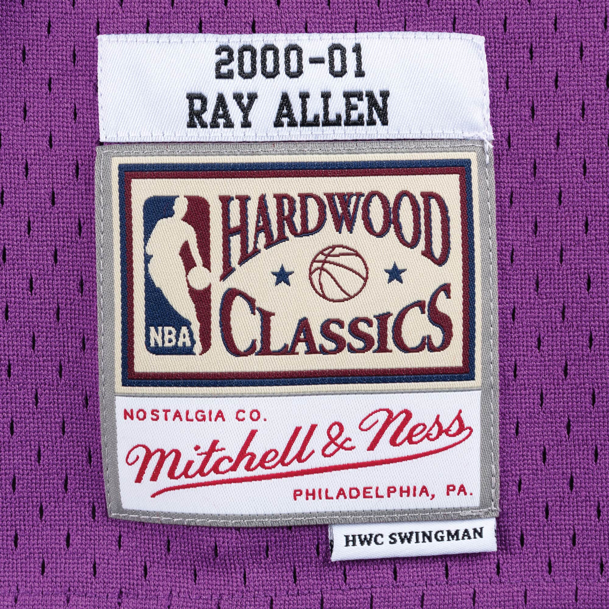 Mitchell & Ness Big Boys Ray Allen Milwaukee Bucks Hardwood