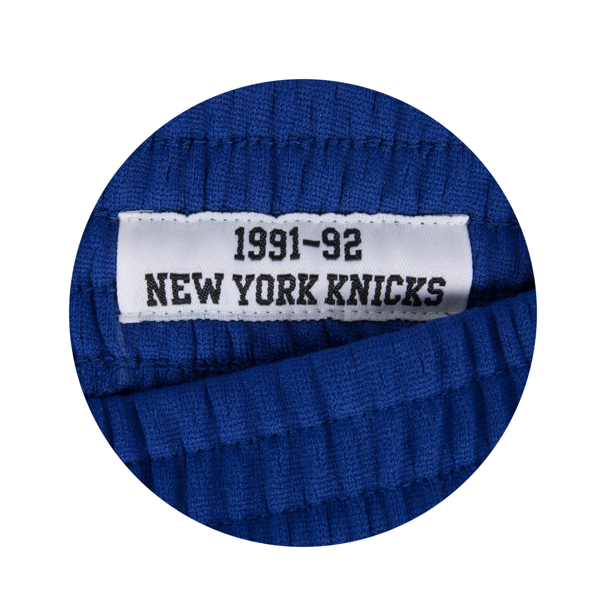 Men's Mitchell & Ness New York Knicks NBA 1991-92 Away Swingman Basketball  Shorts
