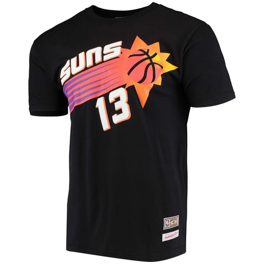 Mitchell & Ness Men NBA Phoenix Suns Steve Nash Tee Black ’96-97 3120KSTVNSHKPS - T-SHIRTS - Canada