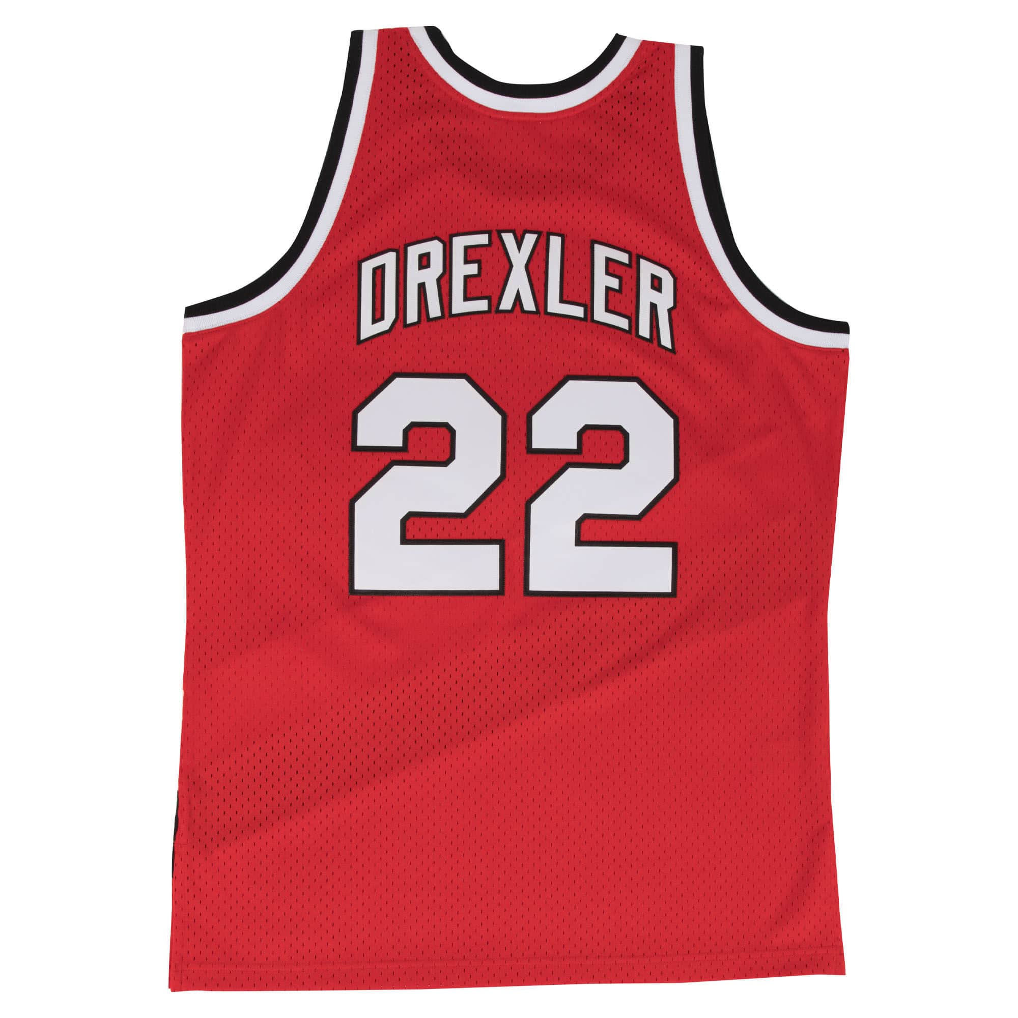 Mitchell & Ness Men NBA Portland Trail Blazers Swingman Jersey Clyde Drexler Scarlet ’83-84 SJY18099PTB83CD - TANK TOPS - Canada