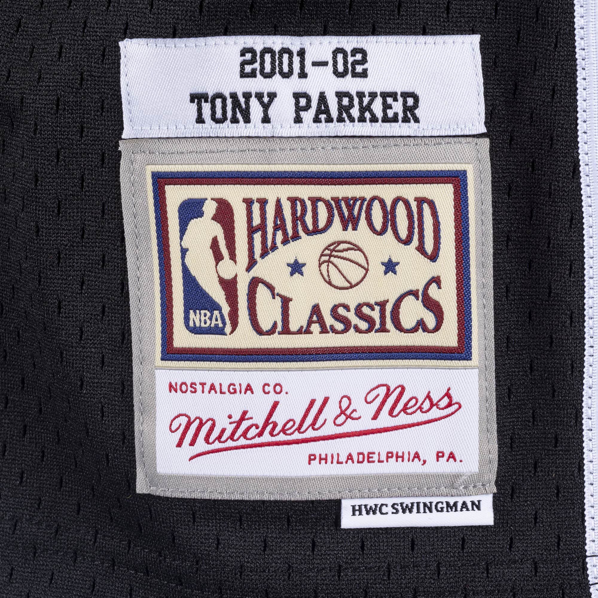 Mitchell & Ness Men NBA San Antonio Spurs Swingman Jersey Tony Parker ’01-02 Black 353J304FGYTPA - TANK TOPS - Canada