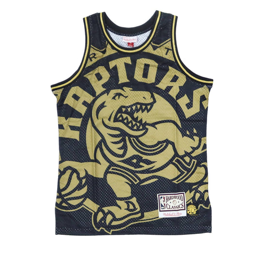 Allen Iverson Gold Toile Hardwood Classic Jersey Mens - Black