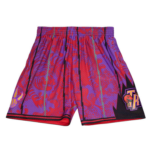 Mitchell & Ness Men NBA Toronto Raptors CNY 4.0 Swingman Short Red Purple PFSW1249TRA98RL - SHORTS - Canada