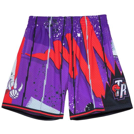 Mitchell & Ness Men NBA Toronto Raptors Hyper Hoops Swingman Short Purple PFSW1254TRA98L - SHORTS - Canada