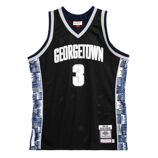 Mitchell & Ness Men NCAA Georgetown University Swingman Jersey Allen Iverson Black SMJY4212GTW95AI - TANK TOPS - Canada