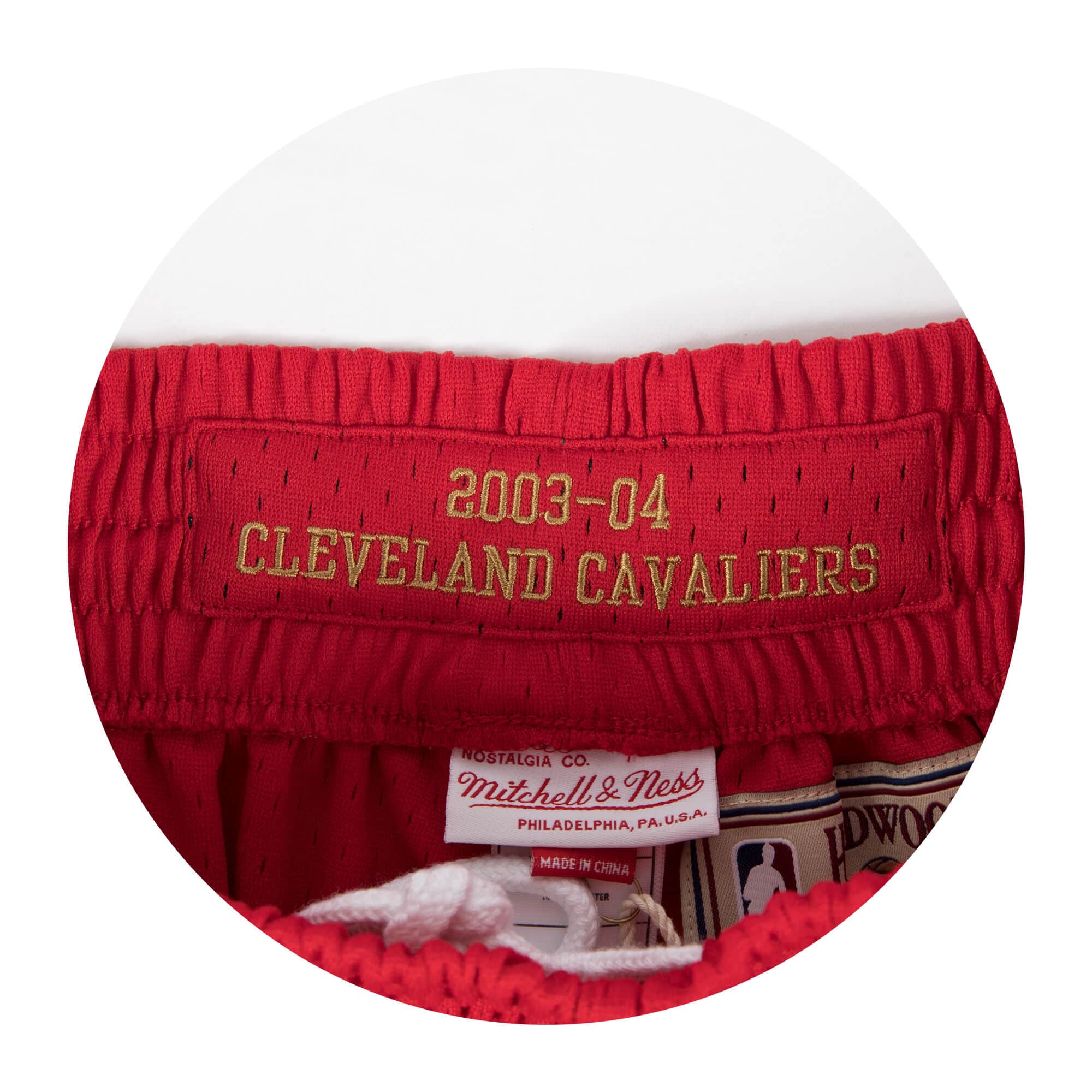 Mitchell & Ness NBA Authentic Shorts Cleveland Cavaliers Dark Red ASHCCADR03 - SHORTS - CerbeShops - Canada
