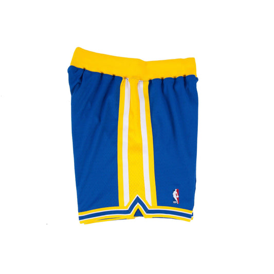 SHORTS - Mitchell & Ness NBA Authentic Shorts Golden State Warriors Royal Yellow 369P31095GSW