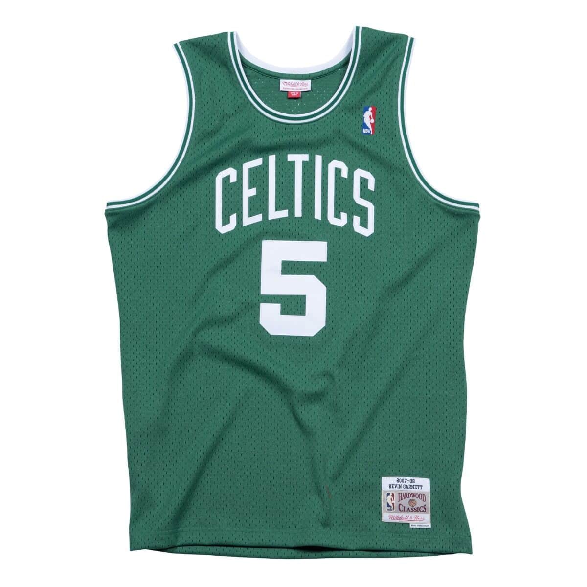 Mitchell & Ness NBA Boston Celtics Kevin Garnett Green Swingman Jersey ...
