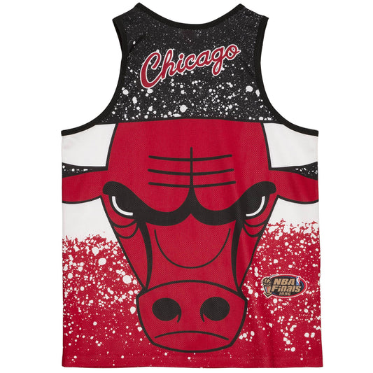 Mitchell & Ness NBA Chicago Bulls Jumbotron Tank Red MSTKAJ19070CBUR - TANK TOPS - Canada