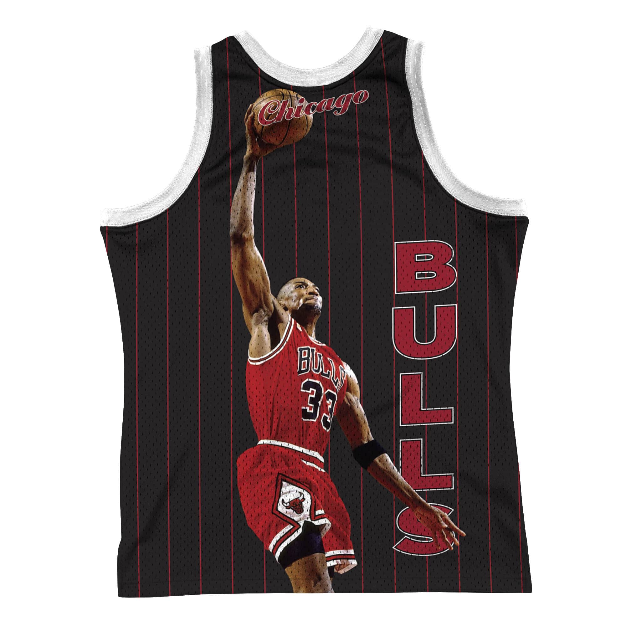 Mitchell & Ness NBA Chicago Bulls Scottie Pippen Tank Black MSTK19048CBUKSP Secondary image