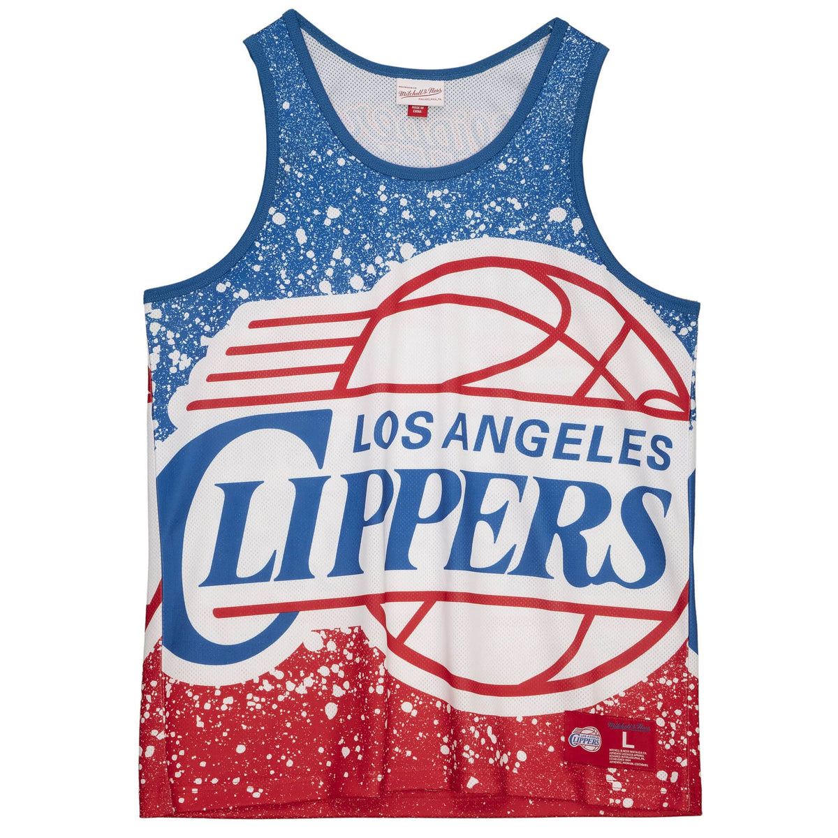 Mitchell & Ness NBA Los Angeles Clippers Jumbotron Tank Red MSTKAJ19070LACR - TANK TOPS - Canada Main image