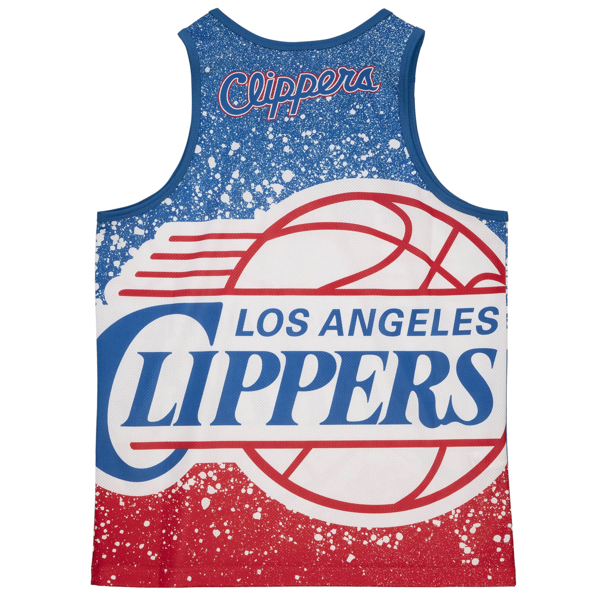 Mitchell & Ness NBA Los Angeles Clippers Jumbotron Tank Red MSTKAJ19070LACR Secondary image
