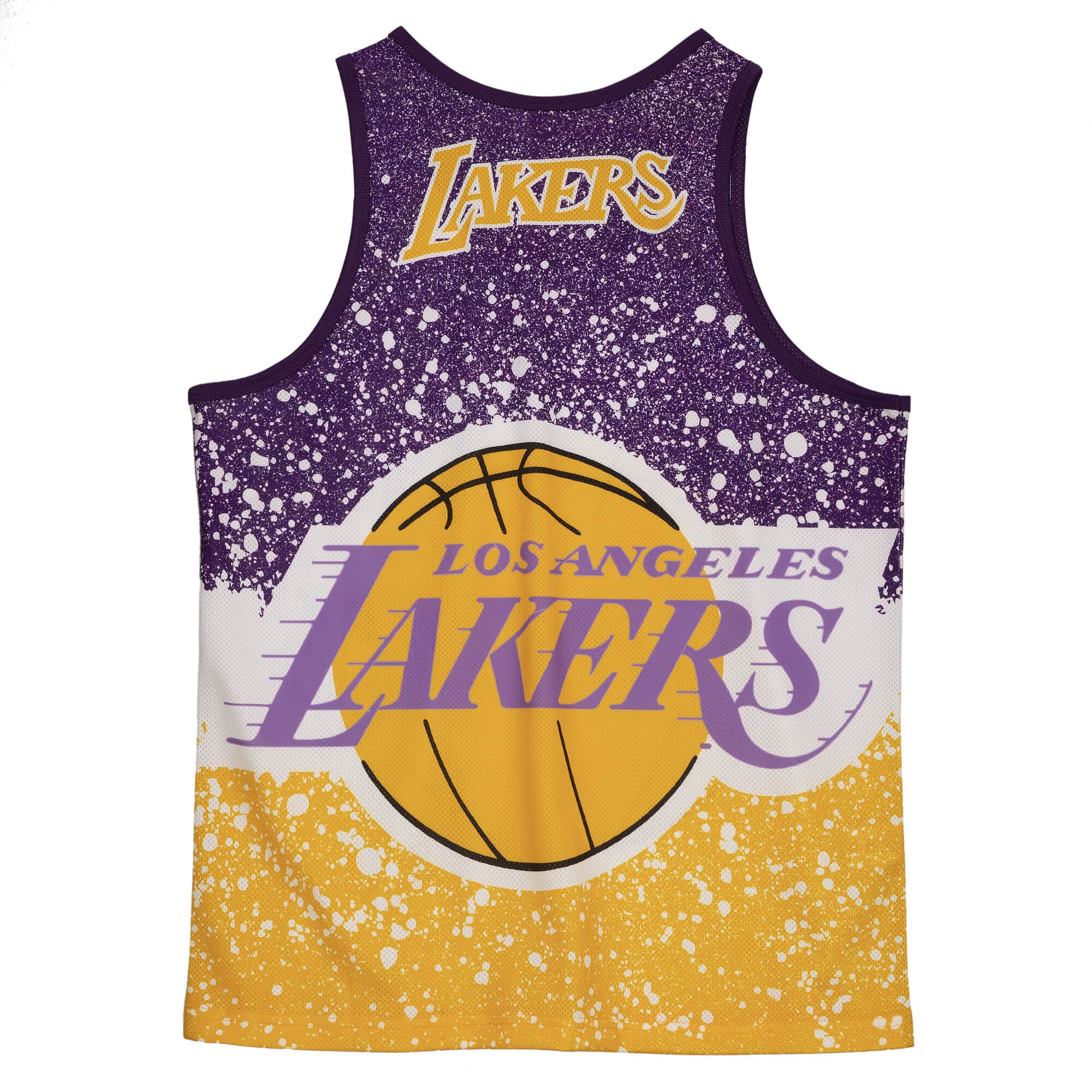 Mitchell & Ness NBA Los Angeles Lakers Jumbotron Tank Gold MSTKAJ19070LALD - TANK TOPS - Canada