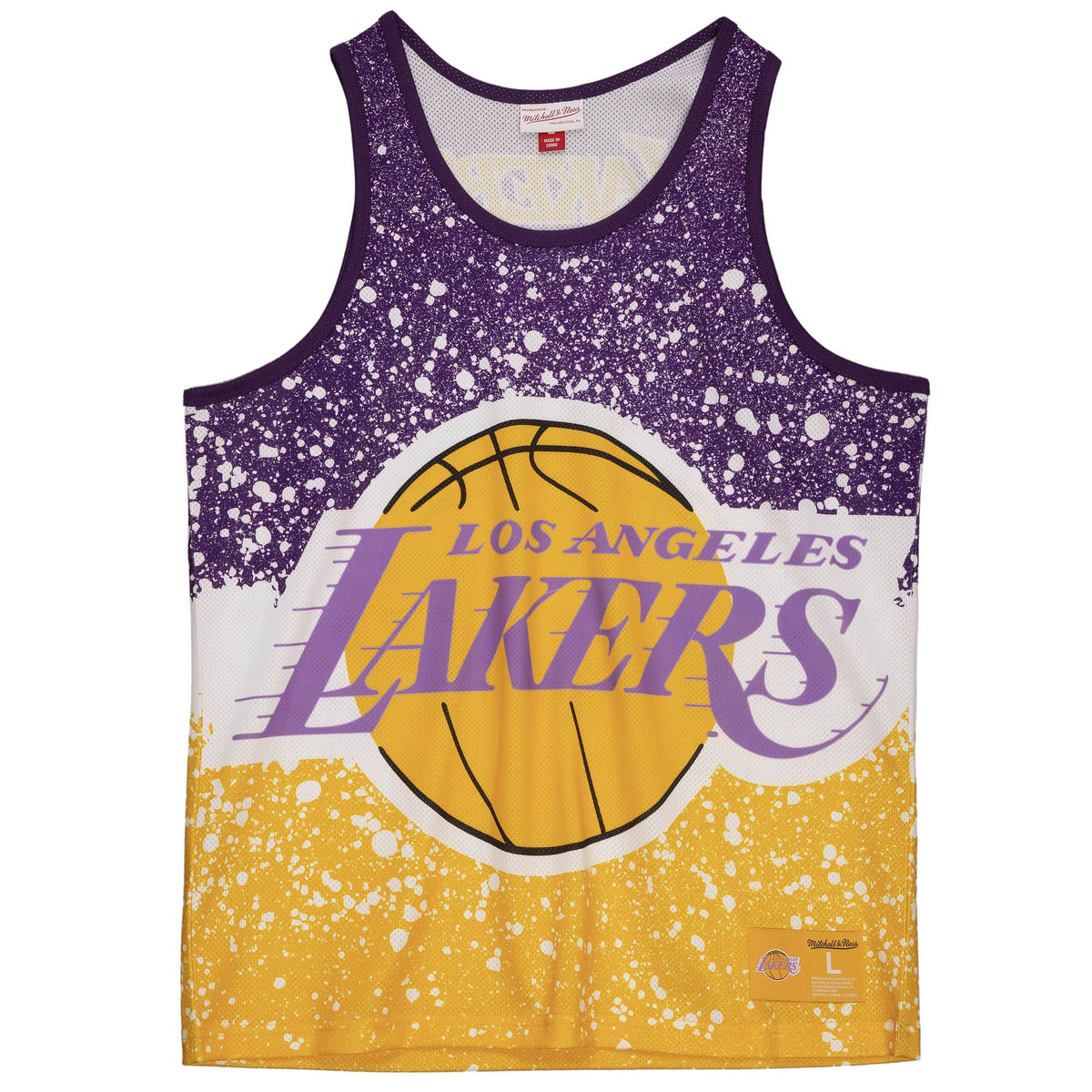Mitchell & Ness NBA Los Angeles Lakers Jumbotron Tank Gold MSTKAJ19070LALD - TANK TOPS - Canada Main image