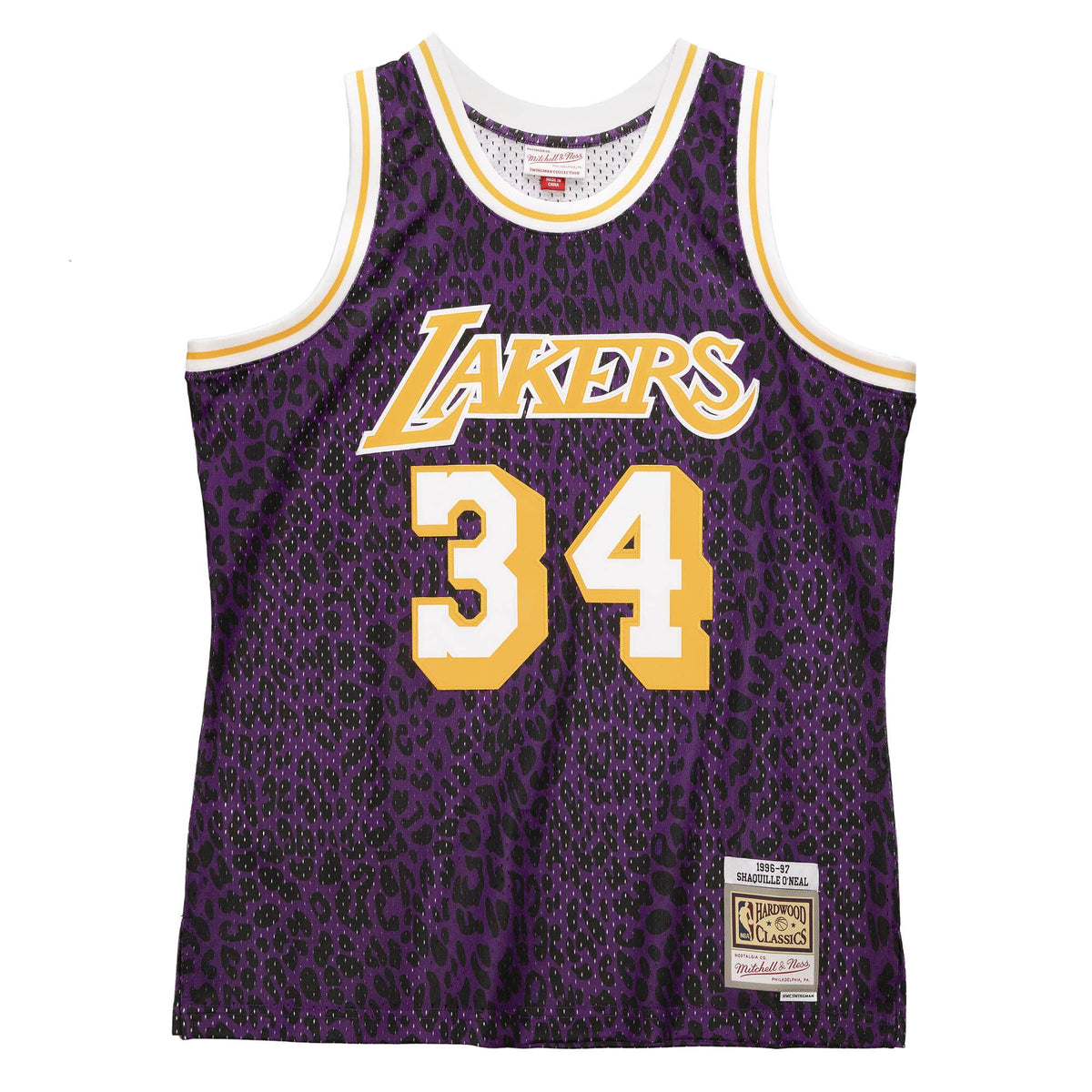 Mitchell & Ness NBA Los Angeles Lakers Wildlife Swingman Jersey Purple Shaquille O’Neal ’96-97 SJY19082LAL96SO - TANK TOPS - Canada