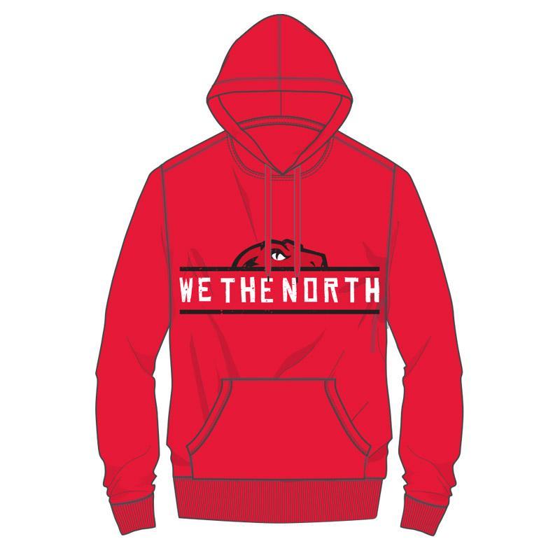 SWEATERS - Mitchell & Ness NBA Raptors Half Head Hoodie Red Men 270FRTRHLFHEAD Main image