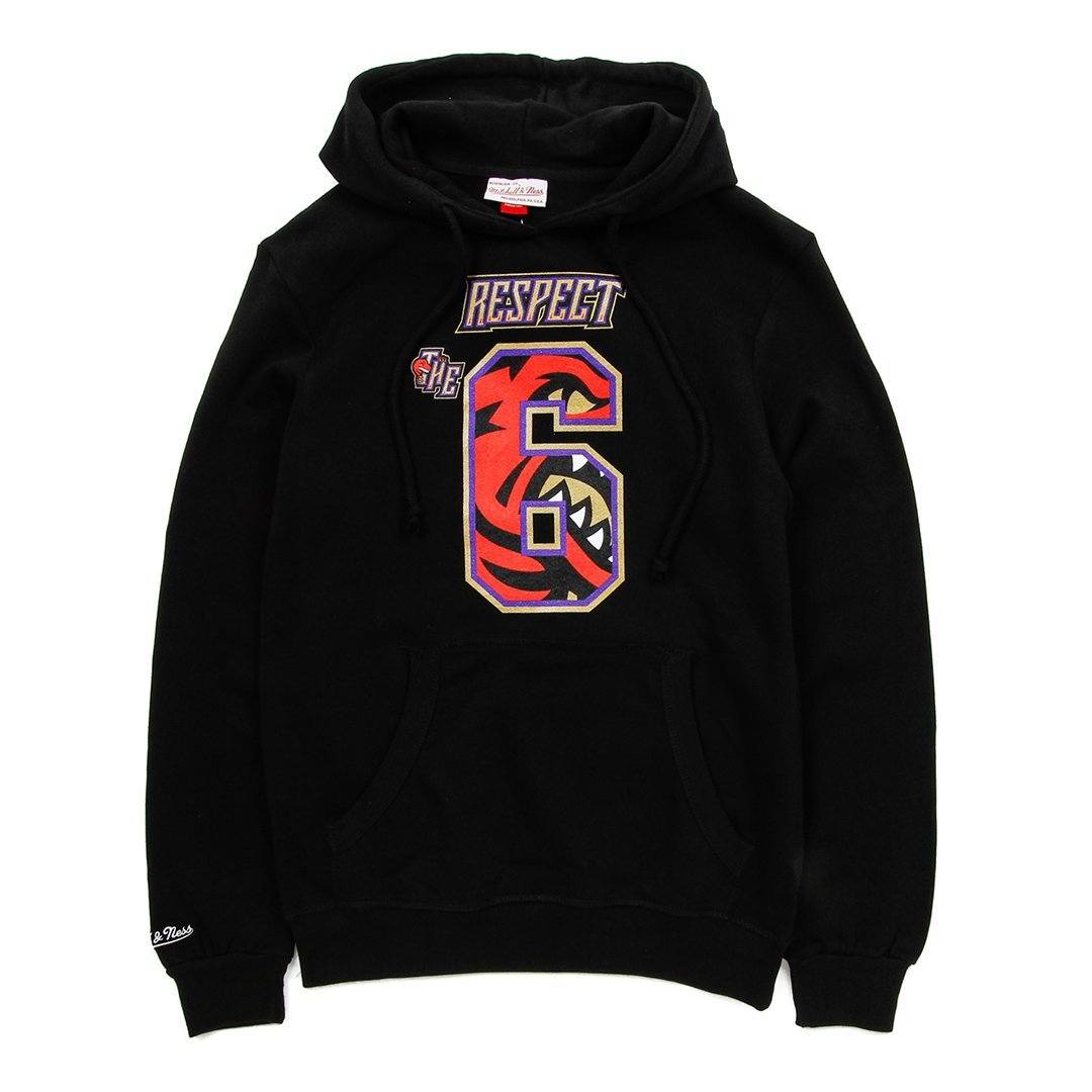 SWEATERS - Mitchell & Ness NBA Raptors Jurassic 6 Hoodie Black Men 270FK19J6TRA Main image
