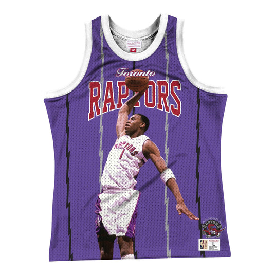 Mitchell & Ness NBA Toronto Raptors Tracy McGrady Tank Purple MSTK19048TRALTM - TANK TOPS - Canada