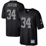 TOPS - Mitchell & Ness NFL Los Angeles Raiders Replica Jersey Bo Jackson Black Men LJY18035LAI88BJ