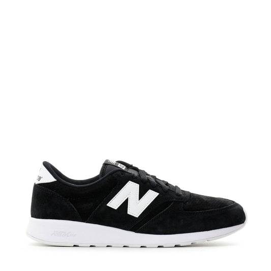 FOOTWEAR - NEW BALANCE LIFESTYLE RE-ENGINEERED REVLITE BLACK WHITE SUEDE MRL420SN ***