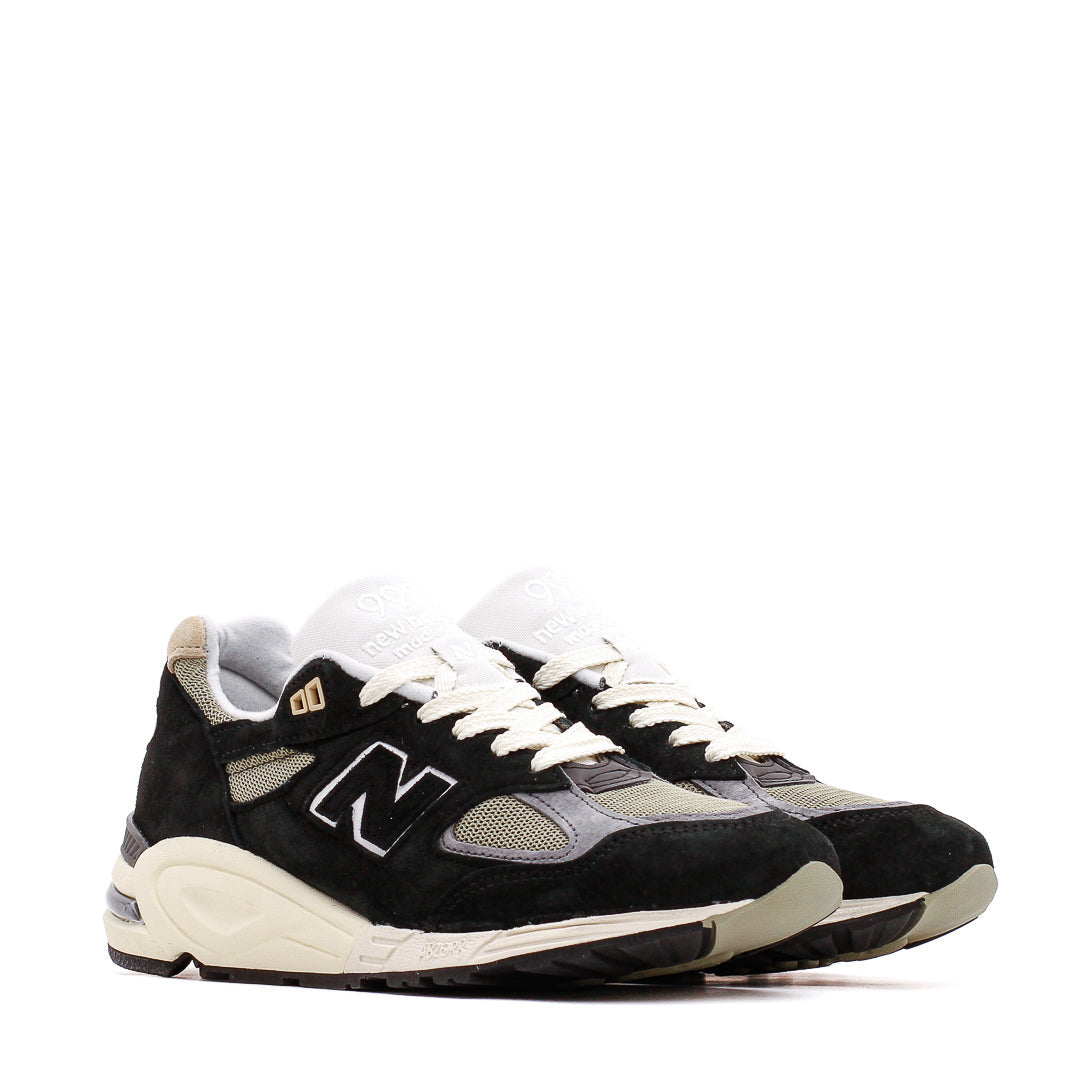 New Balance Men 990v2 Black Made in USA M990TE2