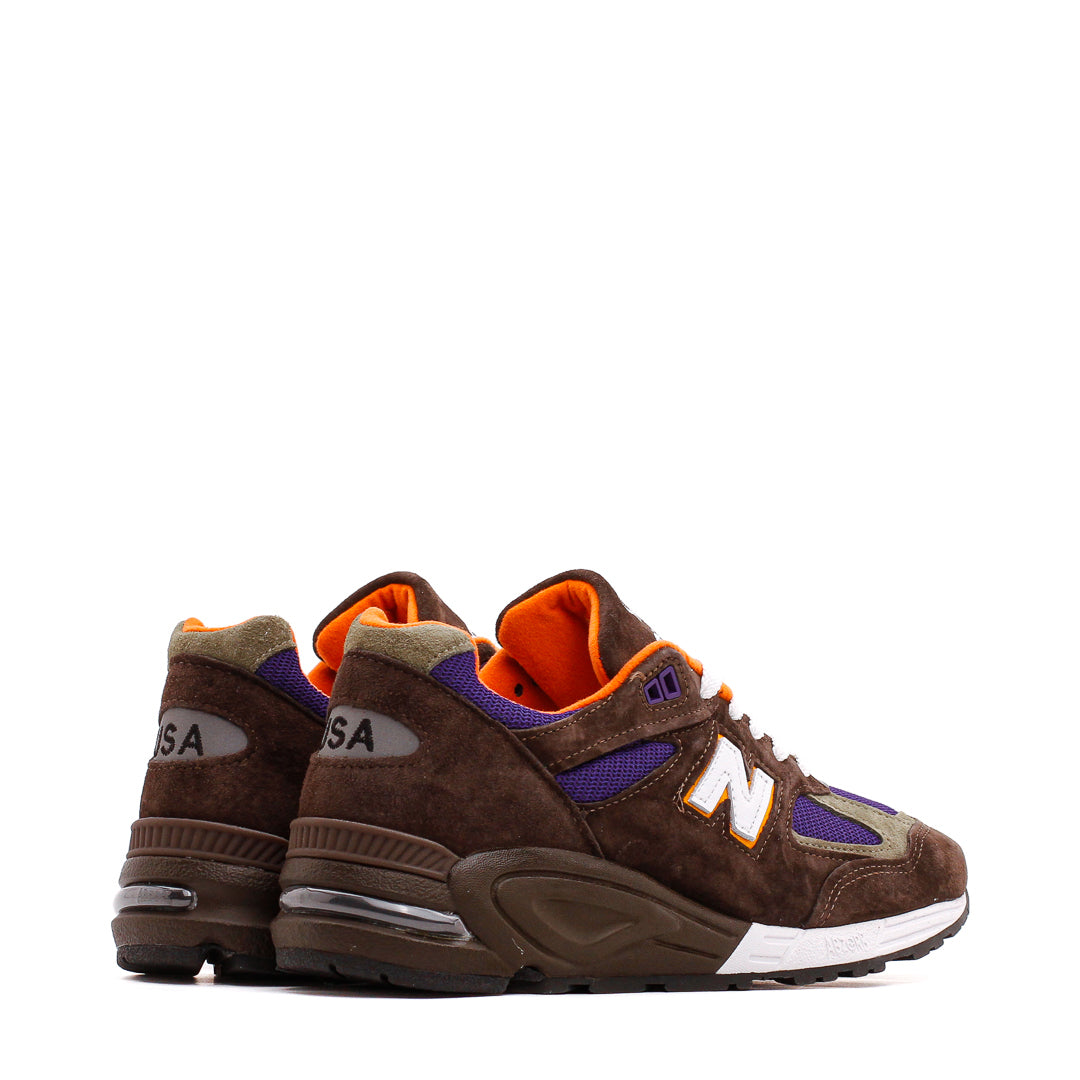 New Balance Men 990v2 Brown Made In USA M990BR2 - FOOTWEAR - Canada