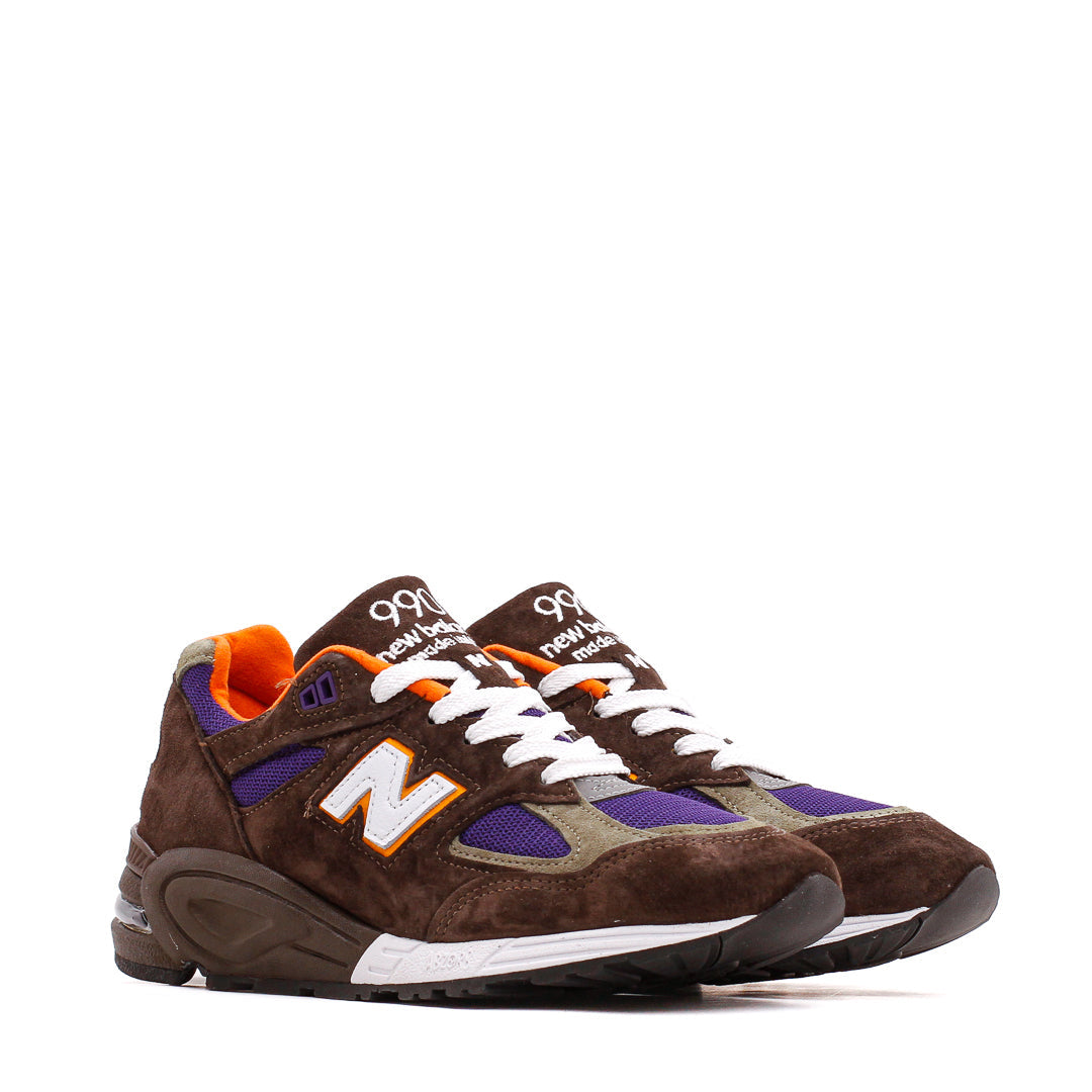 New Balance Men 990v2 Brown Made In USA M990BR2 - FOOTWEAR - Canada