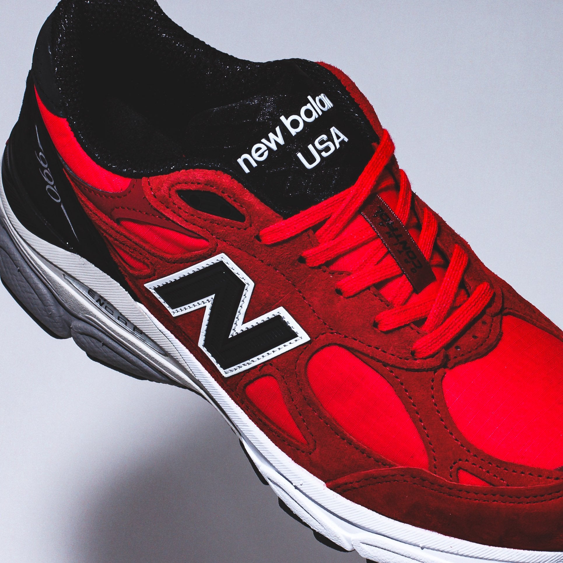 New Balance Men 990v3 Red Made In USA M990PL3 - FOOTWEAR - Canada