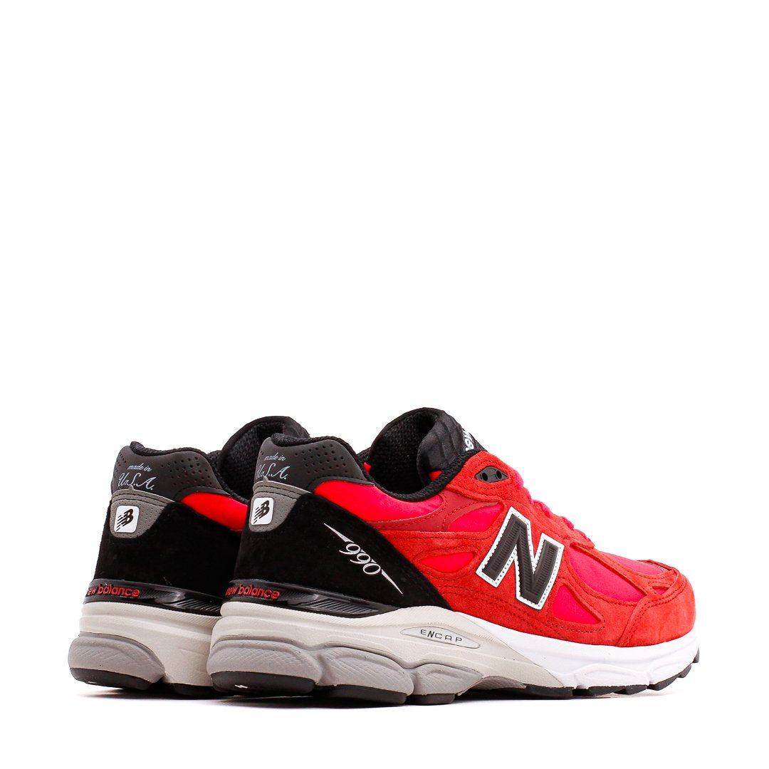 New Balance Men 990v3 Red Made In USA M990PL3 - FOOTWEAR - Canada